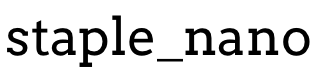 staple_nano