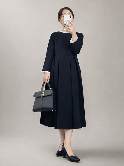 チュールタックワンピース｜小柄女性のセレモニー服Grand Series｜designed with man