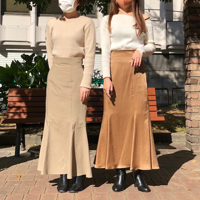【145cm～】小柄女性のための美シルエットマーメイドスカート