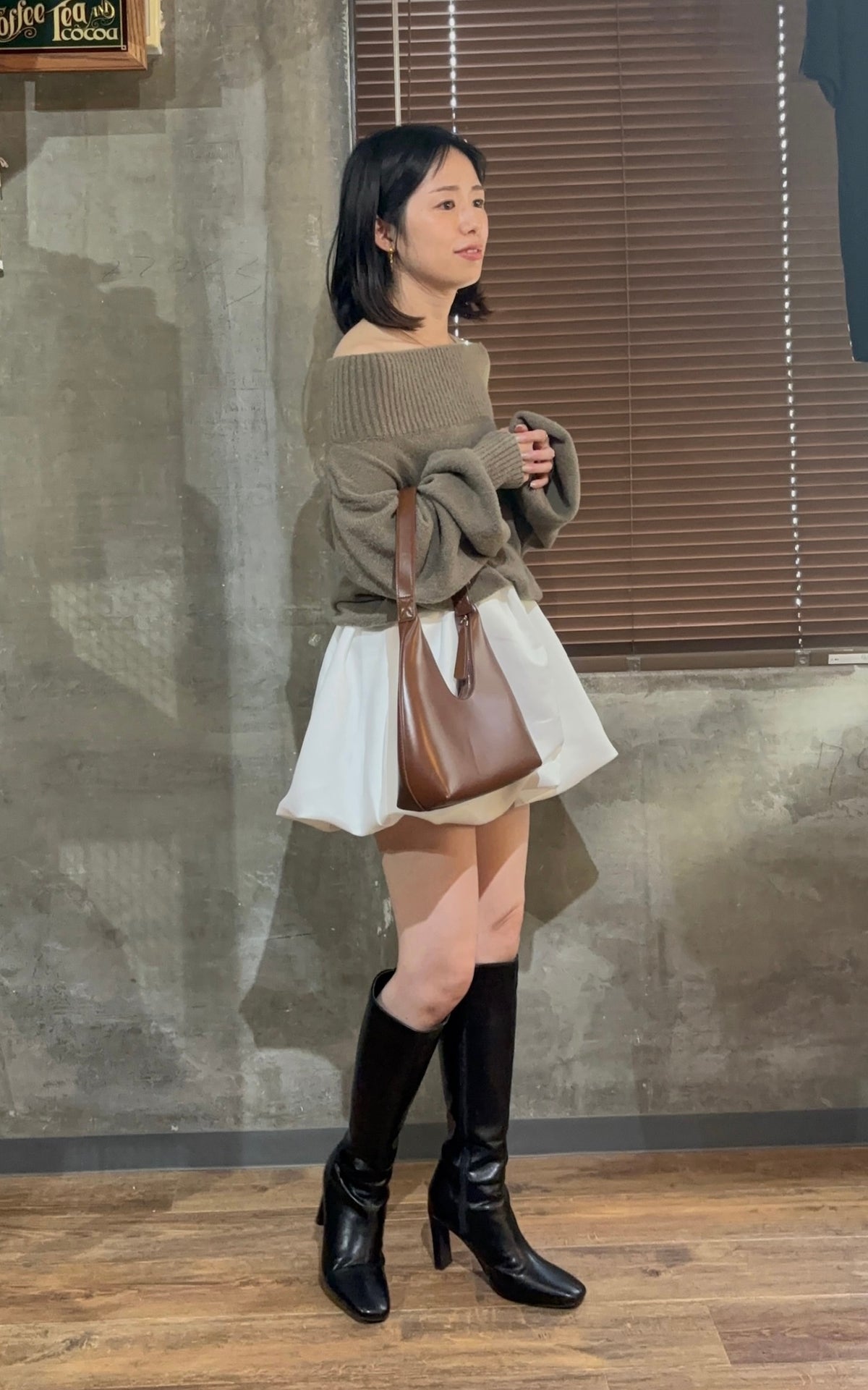 マシュマロルーズニット